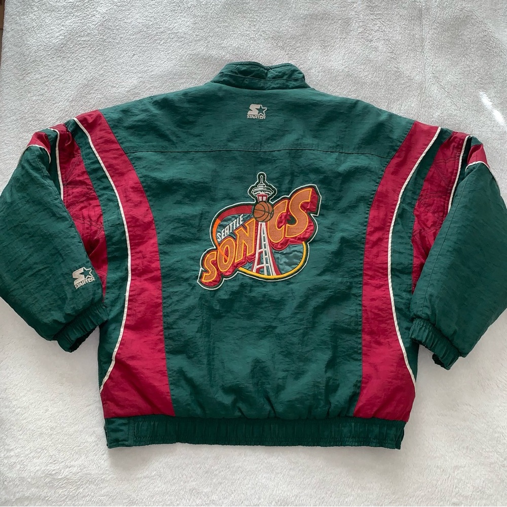 Vintage Seattle Super Sonics NBA Starter Jacket Size M